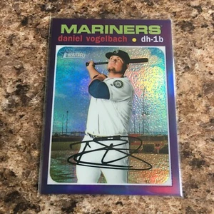 2020 Topps Heritage Daniel Vogelbach THC-461 Chrome Purple Refractor Mariners - Bild 1 von 1