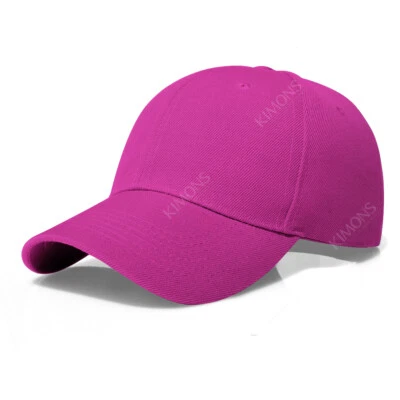 Solid Plain Baseball Cap Trucker  Camo Blank Hat Ball Men Women Adjustable VC - Image 1 of 4