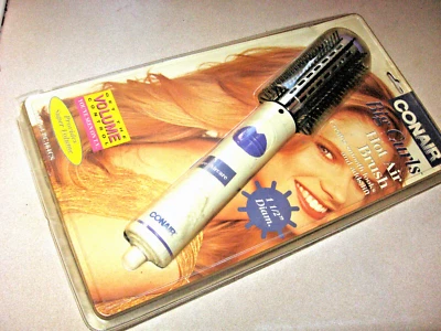 new! CONAIR BIG CURLS 1/2" Hot Air Curling iron Brush BALL TIPS BRISTLE  PAGEANT - Image 1 of 4