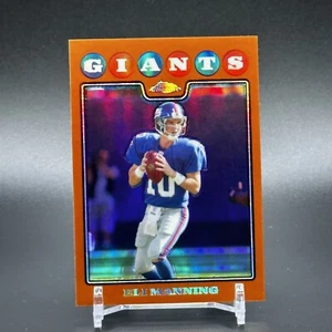 2008 Topps Chrome Copper Eli Manning #d /425 Refractor #TC13 - SP RARE NY Giants - Bild 1 von 3