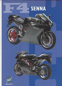 MV Agusta F4 Senna 749cc alrededor de 2001 folleto folleto folleto - Imagen 1 de 2