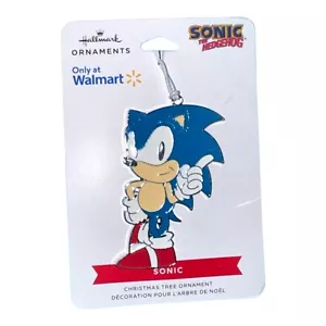 Hallmark Sonic The Hedgehog Flat Metal Ornament New - Picture 1 of 1