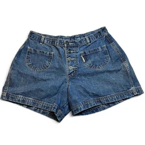 Vintage Y2K Denim Punk Skater Tululu Jeans Pantalones Cortos Cintura 32 - Imagen 1 de 8