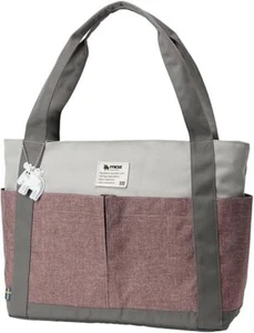 Bolso de Mano MOZ Gris x Rosa Polvoriento Poliéster Poliéster Melange COMBIZZEI Nuevo - Imagen 1 de 7