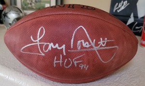 tony dorsett signed football
