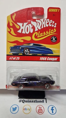 Hot Wheels Classics serie 1 1968 cougar (CP02) - Immagine 1 di 2