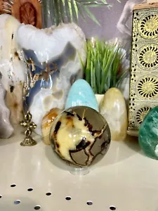 Septarian Sphere Crystal Dragon Stone Healing Crystals Yoga Orb Ball 3.5” - Picture 1 of 10