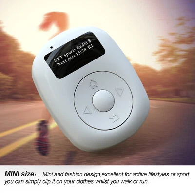 Mini DAB/DAB+/FM Digital Radio OLED Nature Sound Bluetooth Player with Earphones - Image 1 of 4