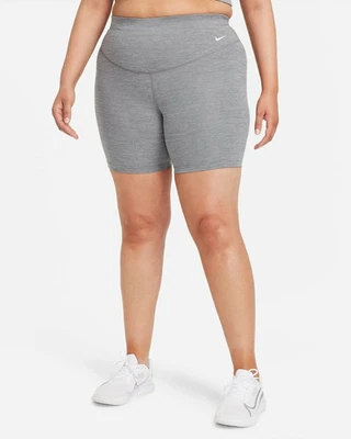 Nike One Plus 2X Women's 7" Dual Pockets Workout Running Bike Shorts $42 New  - Image 1 of 4