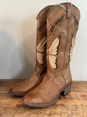 Coconuts by Matisse Monarch Western Cowboy Boots Butterfly Size 9W Altar’d State - Image 1 of 4