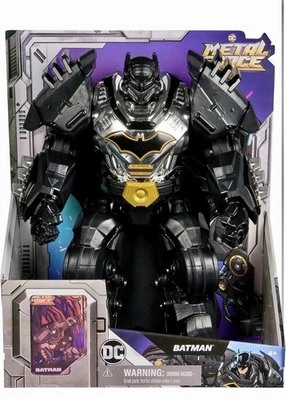 DC Comics, Metal Force Batman Action Figure, 12-Inch Extra Large Super Hero C... - Image 1 of 4