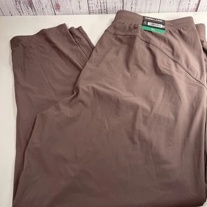 Pantaloni attivi elasticizzati 4 vie viola lounge KIRKLAND SIGNATURE donna nuovi con etichette taglia XL - Foto 1 di 3