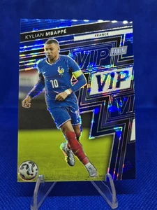 Kylian Mbappe 2025 Panini The National VIP Blue Cracked Ice Prizm SSP #/75 - Picture 1 of 2