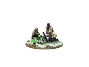 WINTER GERMAN FALLSCHIRMJAGER MORTAR 28mm painted Historical WW2 BOLT ACTION - Picture 1 of 3