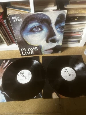 Peter Gabriel - Plays Live - Excellent UK 2-LP Vinyl Record Set Original - Image 1 of 4