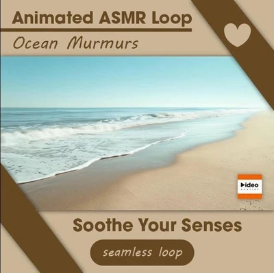 Animated Ocean ASMR Loop Video: Relaxing Sleep & Focus Visuals 1080p FHD - Image 1 of 4