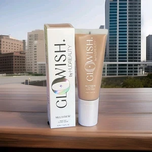NIB GLOWISH by HUDA BEAUTY MultiDew Skin Tint 1.35 fl oz LIGHT MEDIUM 04 - Picture 1 of 2