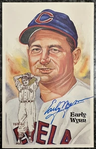 Early Wynn Autographed Perez Steele Postcard JSA HOF Cleveland Indians - Picture 1 of 2