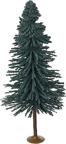 Bachmann 8-10 Inch Blue Spruce Trees (3) - O Scale Model Railroad Scenery - Image 1 of 1