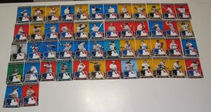 Juego completo de béisbol Topps 2010 HTA Logoman #1-50 Legends HOFers - Imagen 1 de 3