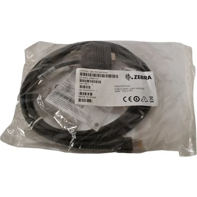 NEW Zebra CBA-R01-S07PBR RS232 Cable DB9 Female Straight 7ft  - Image 1 of 3