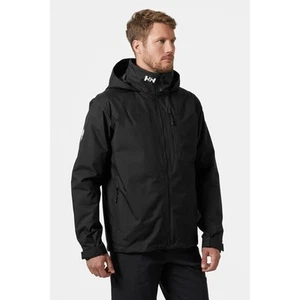 Chaqueta de vela negra para hombre Helly Hansen Sport Crew con capucha capa media vela 2.1 - Imagen 1 de 9