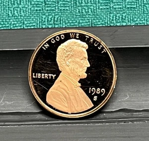 1989 s proof lincoln cent - Picture 1 of 2