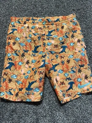 Pantalones Cortos de Natación Nike Niños Talla XL 14 16 Estampado de Tiburón Forrado Cordón  Foto 1 de 4