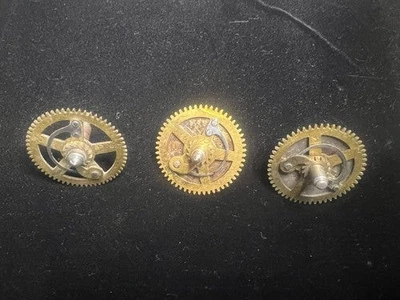 Rad Uhr Zahnrad Bewegung Ritzel Pendel Tisch Lot 3 Stück - Image 1 of 4