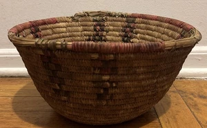 Antique Native American Woven Basket 10.5” X6” - Picture 1 of 8
