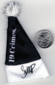 Snoop Dogg 19 Crimes wine Santa mini Hat Promo Item Super Rare Bottle Topper - Picture 1 of 1