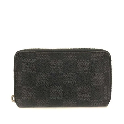 EGA Louis Vuitton Damier Graphite Zippy Zip Coin Purse Wallet Black/7BJ0381 - Image 1 of 4