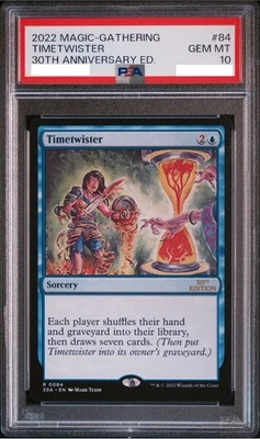 PSA10 MTG 30th Anniversary Timetwister Magic the Gathering GEM MINT - Image 1 of 2