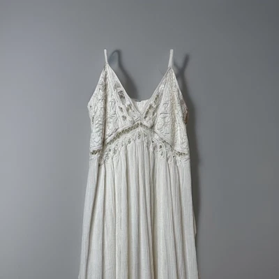 Women’s Free People FP One Ilektra White Ivory Lace Dress Size Medium NWT - Image 1 of 4