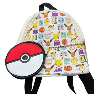 Pokemon BackpacK Purse with Pokeball Coin Purse and chain - Picture 1 of 6