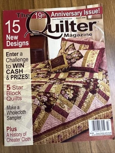 The Quilters Magazine Back Issue March 2008, 19th Anniversary Issue,15 new desig - Picture 1 of 12