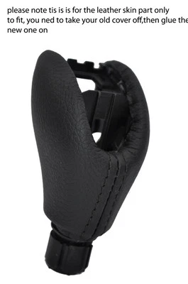 Schwarz Naht F�r Corvette C6 2005-2012 Automatik Knopf nur Abdeckung Eigener Neu - Bild 1 von 3