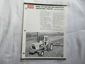 Case 1270 agri king tractor brochure - Picture 1 of 3