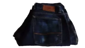Mens Tommy Hilfiger Mercer jeans 33 waist leg 31 dark blue straight VGC - Picture 1 of 8