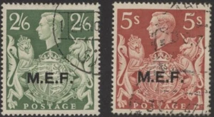 M.E.F. Britische Besetzung italienischer Kolonien 1944 2/6 & 5/-, gebraucht - Bild 1 von 1