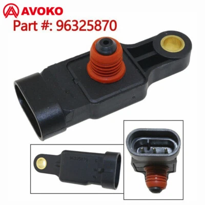 MAP Sensor Intake Manifold Pressure For Chevrolet Daewoo Kalos 1.2 1.8 96325870 - Изображение 1 из 3