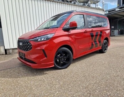 Bodykit Ford Transit Custom Tourneo Facelift Frontlippe, Dachspoiler, Heckschürz - Bild 1 von 4