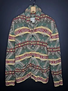 Ralph Lauren Medium Southwestern Cardigan Sweater Desert Polo RRL Native Navajo - Picture 1 of 6