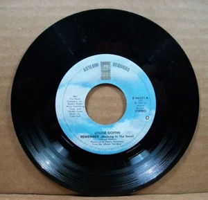 Louise Goffin - Remember (Walking In The Sand)/Trapeze (45 RPM, 1979, Asylum) - Picture 1 of 5