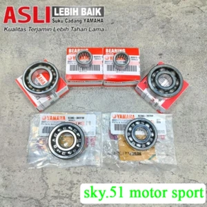 Engine Bearing Set Yamaha RX115 RX135 YT115 Genuine Part New (8 Pcs) - Picture 1 of 9