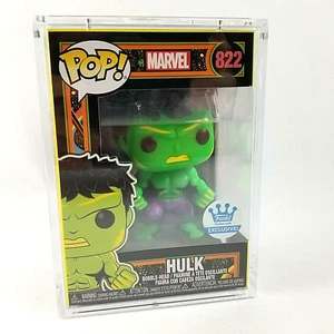 Funko Pop Marvel HULK 822 Negro Luz Funko Shop Exclusivo Protector Pop Como Nuevo - Imagen 1 de 6