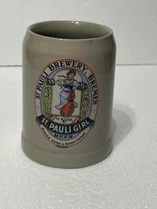 St. Paul Brewery German Beer Stein No Lid Traditional Mug Souvenir From Germany - Picture 1 of 3