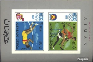 Ajman block32a (complete issue) used 1968 olympic. Summer - Picture 1 of 1