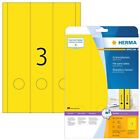 HERMA Self Adhesive Lever Arch File Labels, 3 Labels Per A4 Sheet, 60 Labels For