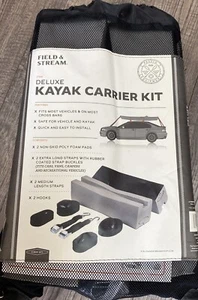 Field & Stream Deluxe Auto Top Kajak Träger Kit, passt den meisten blanken Dächern & Querstangen - Bild 1 von 5